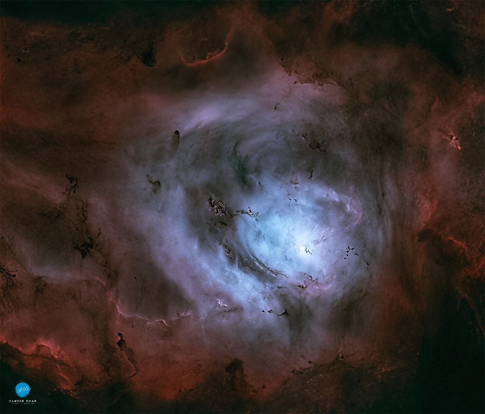 待譯-APOD20220808-LagoonStarFree_Dhar_960.jpg