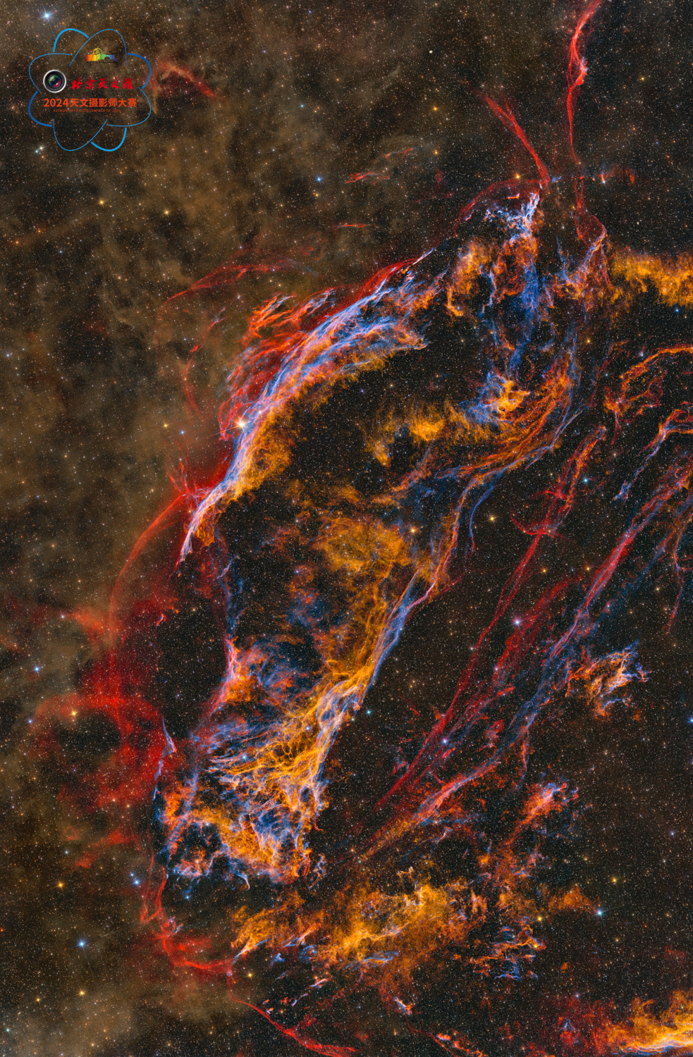 圖7. “神秘的宇宙深處”組一等獎：吳江《云氣彌漫的西面紗星云》.jpg